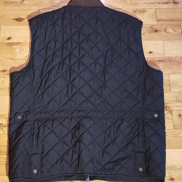 Black men's quilted vest XXL - Picture 2 of 2